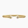 Classic Cablespira&reg; Bracelet 18K Yellow Gold with Pearls and Diamonds, 5mm