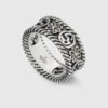 INTERLOCKING SILVER RING