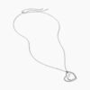 Continuance Heart Necklace Sterling Silver, 38mm