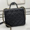 Chanel 22K Flap Bag Black For Women, Women&rsquo;s Bags 8.1in/20.5cm