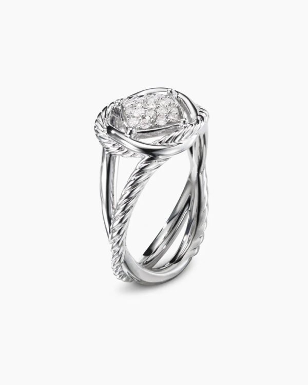 55D8CE55-218C-62C4-AEF7-6F95870CCAC0.jpg Infinity Ring Sterling Silver with Diamonds, 13mm