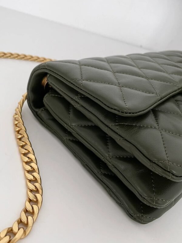 Chanel Small Flap Bag Green For Women, Women&rsquo;s Bags 8.7in/22cm