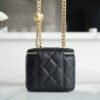 Chanel Small Gold Ball Makeup Bag