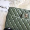 58910274-6649-0747-A5E9-C138229E9F93.jpg Chanel 1112 Green Medium Size 2.55 Lambskin Leather Flap Bag