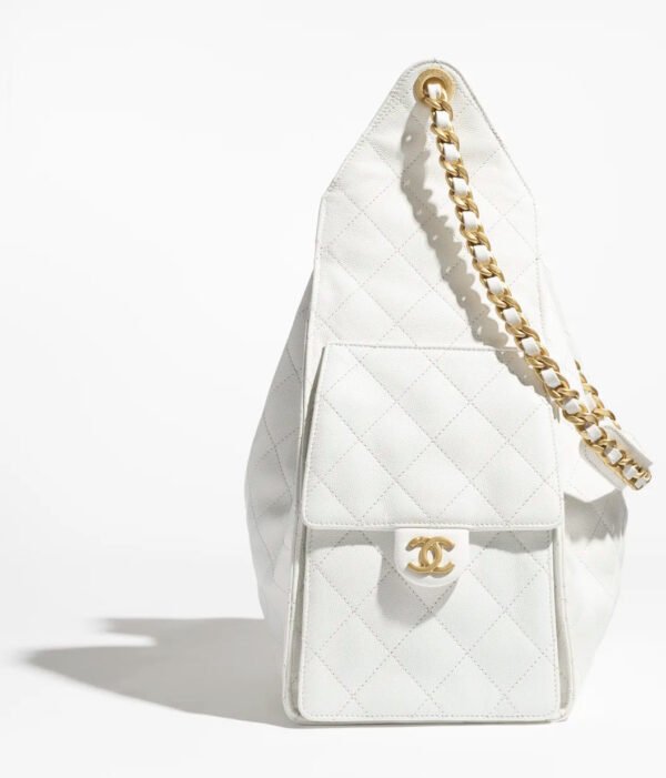 CHANEL 25 medium bag(White)