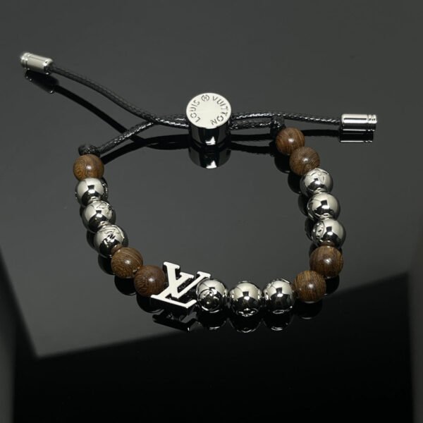 18K  Surfin' Brown Beads Bracelet
