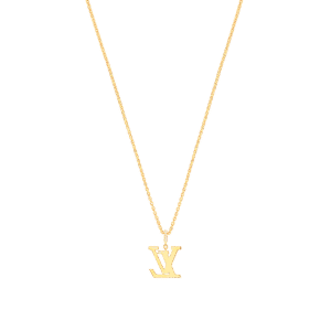 Medium Pendant, Yellow Gold And Diamonds