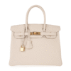 Birkin 30 Bag Craie Togo Leather with Gold Hardware