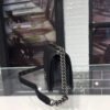 Chanel Boy Handbag Silver Hardware Black For Women, Women&rsquo;s Handbags, Shoulder And Crossbody Bags 9.8in/25cm A67086
