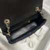 Chanel 20Cm Class-Flap Bag In Black Tweed 1116
