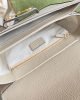 Gucci Horsebit 1955 Canvas Small Shoulder Bag White Beige