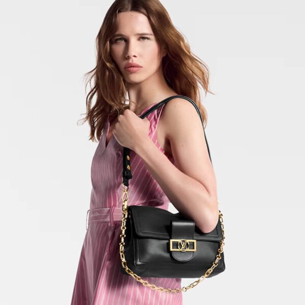 Louis Vuitton Calfskin Dauphine Soft MM