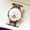5be9c86a13cb4a12f51f418e01794d7c Patek Philippe Complications Men 42mm White Dial Gold-tone Watch