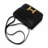 61C5125E-8DC2-CDAA-6B77-FD6C8B8E6D3B.jpg Mini Constance 18 Bag Black Matte Alligator with Gold Hardware and Mirror