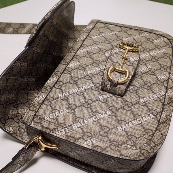 61CE92DE-B675-5AD9-86FD-91CFFCACB991.jpg Gucci x Balenciaga Horsebit 1955 Small Shoulder Bag