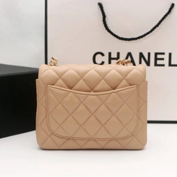 Chanel Lambskin 17Cm Class-Flap Bag 1115