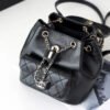 Chanel Backpack Black For Women 7 in/18cm
