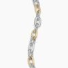 DY Madison&reg; Chain Bracelet Sterling Silver with 18K Yellow Gold