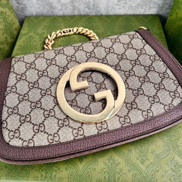 Gucci Blondie Canvas Small Shoulder Bag