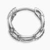 6465579A-7E27-95E3-985B-7ECB264917C4.jpg Stax Chain Link Huggie Hoop Earrings 18K White Gold with Diamonds, 24mm