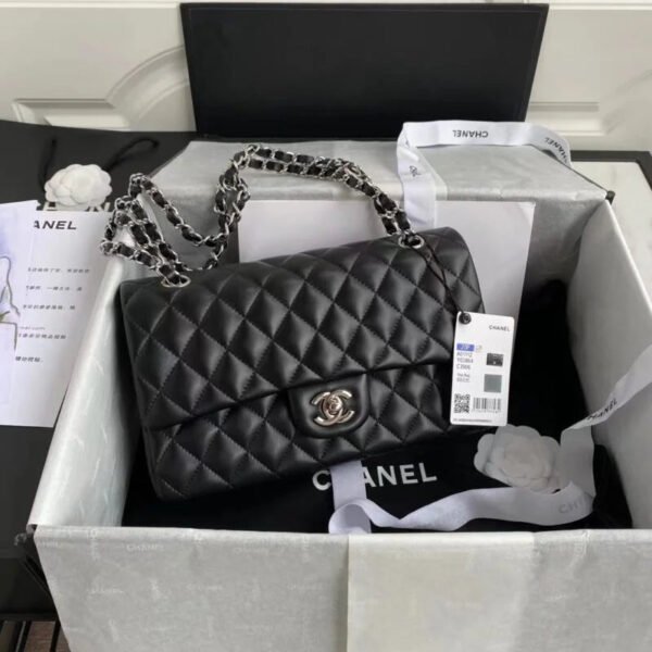 Chanel Pantent Leather Class-Flap Bag A01112