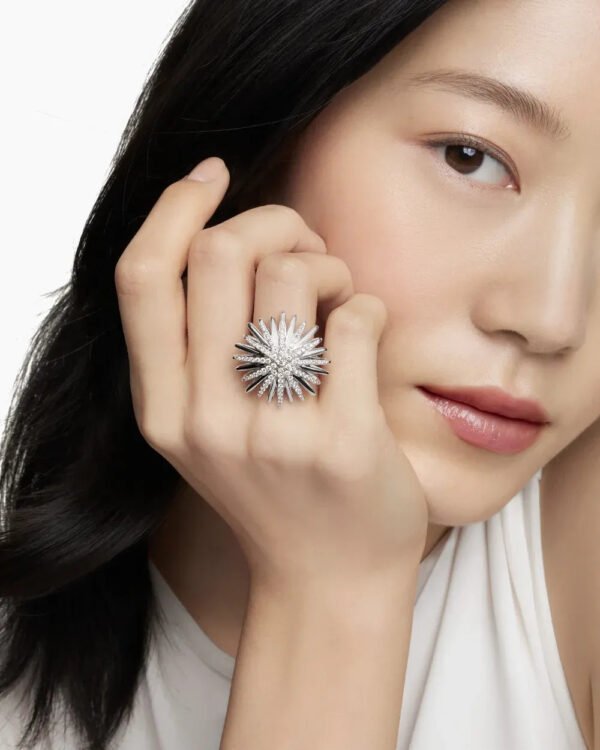 65334A0B-4501-D509-E51E-45B478295F83.jpg Starburst Ring Sterling Silver with Diamonds - 6
