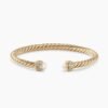 6642792B-6EC0-88DD-CEB8-98E0AA6E0A2D.jpg Classic Cablespira® Bracelet 18K Yellow Gold with Pearls and Diamonds, 5mm