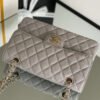 66508CB1-AA01-A15F-65E6-4CC4D1542390.jpg Chanel Classic Handbag 26cm Grey For Women A01112