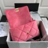 Chanel 19 Large Velvet Flap Bag As1161