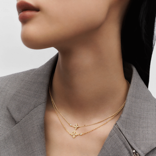 66BF12E5-7CF0-3476-44FA-091A4A6A5C5F.png Idylle Blossom Pendant, Yellow Gold And Diamonds
