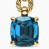 66C3093F-6700-C643-ECAA-D8153F5816C0.jpg Marbella Drop Earrings 18K Yellow Gold with Blue Topaz and Hampton Blue Topaz, 51mm