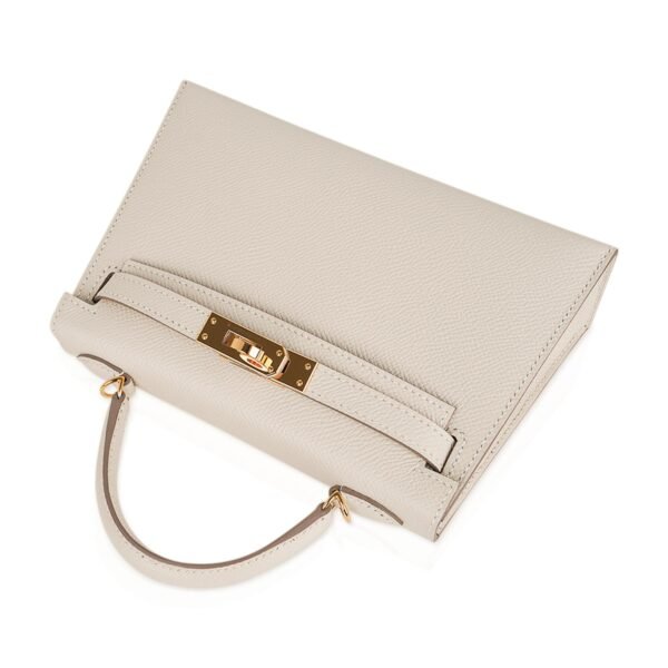 Kelly 25 Sellier Bag Craie Epsom Leather Gold Hardware