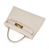 Kelly 18 Mini Sellier Bag Craie Epsom Leather Gold Hardware