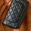 Chanel Mini Flap Bag Black For Women, Women&rsquo;s Bags 7.9in/20cm