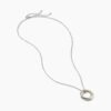 6A2A7EB0-819D-2864-0B3A-DCDCFCAF7067.jpg Crossover Pendant Necklace Sterling Silver with 14K Yellow Gold, 37mm