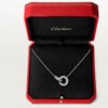 LOVE NECKLACE, DIAMOND-PAVED