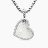 6C2D441D-3B93-4712-2D89-5E9A4C2A966A.jpg DY Elements® Heart Amulet Sterling Silver with Mother of Pearl and Diamonds