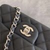 Chanel Small Classic Handbag Silver Toned Hardware Black For Women, Women&rsquo;s Bags, Shoulder and Crossbody Bags 7.8in/20cm A01113
