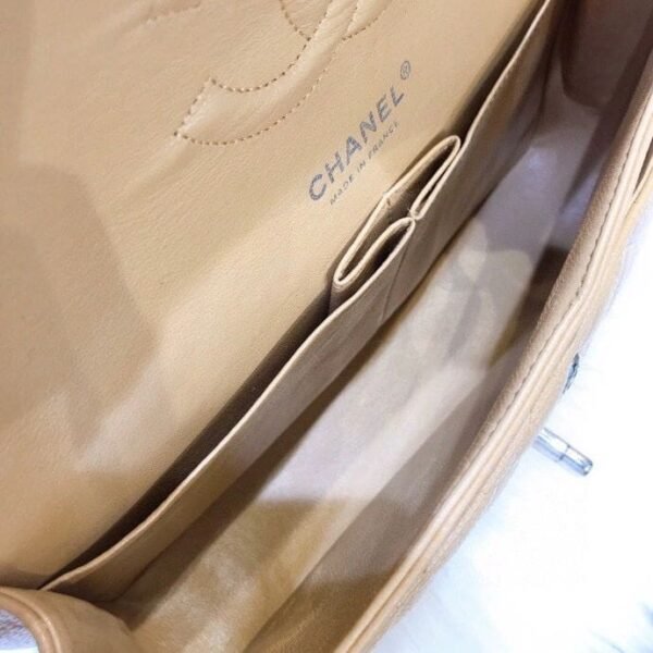 6C5BEB81-9E03-09F8-82E5-65C71B6B21E5.jpg CHANEL Dark Beige Caviar Medium Classic Double Flap Bag