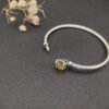 Petite Chatelaine&reg; Bracelet Sterling Silver with Citrine, 3mm - 17 CM
