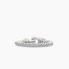 6CA831FB-FA38-D058-6D05-751390CBCBF1.jpg Petite Buckle Ring Sterling Silver with 18K Yellow Gold, 2mm - 6
