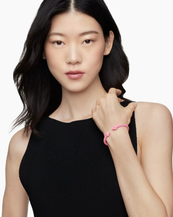 Renaissance&reg; Classic Cable Bracelet Pink Aluminum, 5mm