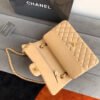 Chanel Classic HandBag Beige For Women 9.9in/25.5cm A01112