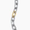 DY Madison&reg; Chain Bracelet Sterling Silver with 18K Yellow Gold