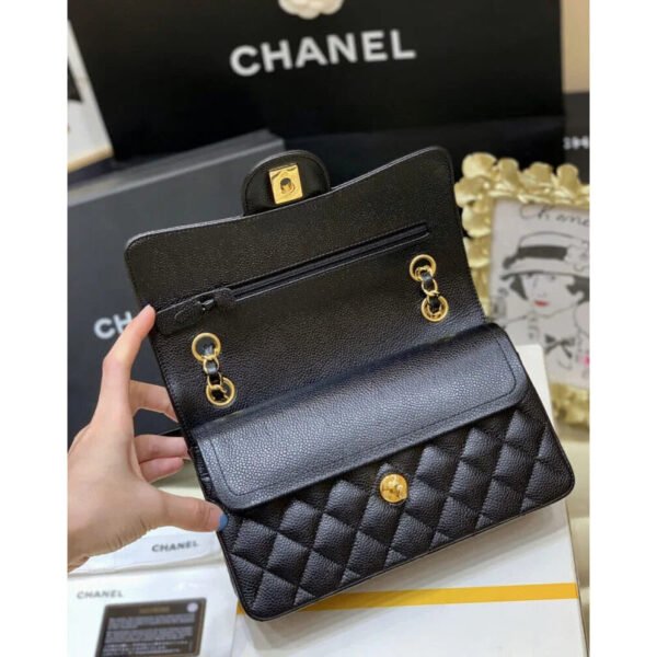 Chanel Small Class-Double Flap Bag A01113 Caviar Calfskin