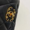 Chanel Lambskin Quilted Chanel 19 Waist Bag As1163 Black