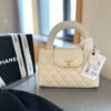 71F45C7F-9C67-DC2A-C76B-4CC7DF01489B.jpg Shiny Aged Calfskin Coral Mini Kelly Shopping Bag - Black