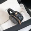 Chanel Vanity Case Shiny Gold Black Bag For Women 9.5cm/3.7in