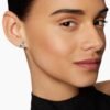 7402377C-3FF5-1A6D-DD7F-7C577D441131.jpg Petite X Stud Earrings Sterling silver with Diamonds, 8.4mm