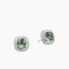 7428D8C9-6B70-3FEE-FD9D-A1574B3ECAA0.jpg Albion® Stud Earrings Sterling Silver with Prasiolite and Diamonds, 7mm